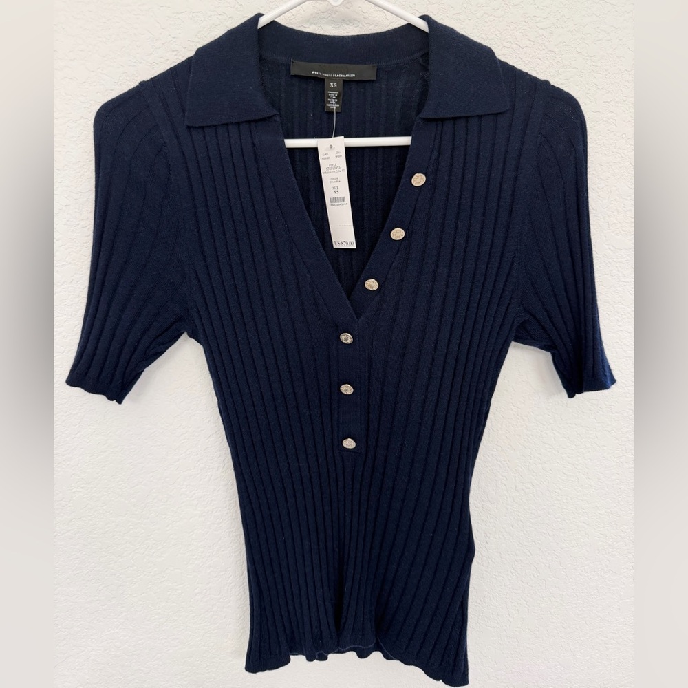 WHBM Button Front Collar PO